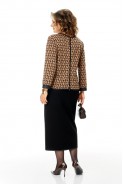 Michel chic 1394 карамель+черный