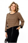 Michel chic 1394 карамель+черный
