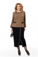 Michel chic 1394 карамель+черный
