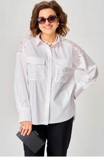EVA GRANT 7167-1 белый с кружевом