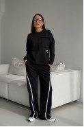 Dilana VIP 2115 черный с белым кантом