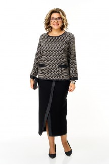 Michel chic 1394/2 серая графика/черный