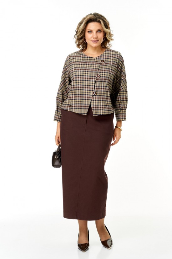 Michel chic 1422/2 кашемировый каштан