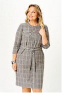 Lady Style Classic 1819/3 серый+розовый