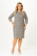 Lady Style Classic 1819/3 серый+розовый
