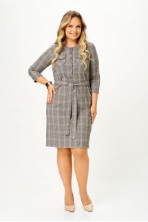 Lady Style Classic 1819/3 серый+розовый