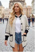BELANGE 2309 беж+синий