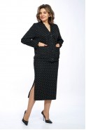 Alani Collection 2676 черный в горошек