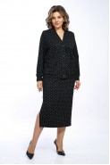 Alani Collection 2676 черный в горошек