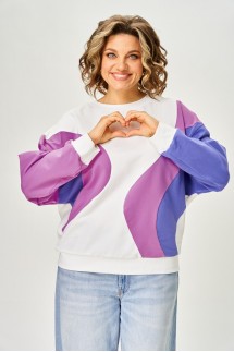 RUMODA 2298 молочный_фиолетовый