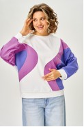 RUMODA 2298 молочный_фиолетовый