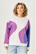 RUMODA 2298 молочный_фиолетовый