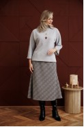 Anastasia 1284 серый/клетка