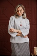 Anastasia 1284 серый/клетка