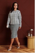 GALEAN STYLE 1025 черно-серый орнамент