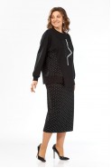 Alani Collection 2688 черный+черный в горошек