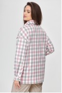ABBI Style 5002 розовая клетка+беж
