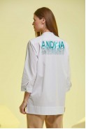 ANDINA 102 белый+бирюза