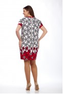 Lady Style Classic 1075 молочный+красный