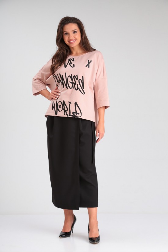 Michel Chic 1348 розовый+черный