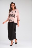 Michel Chic 1348 розовый+черный