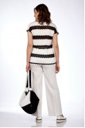 Vilena Fashion 881 бело-черный+белый